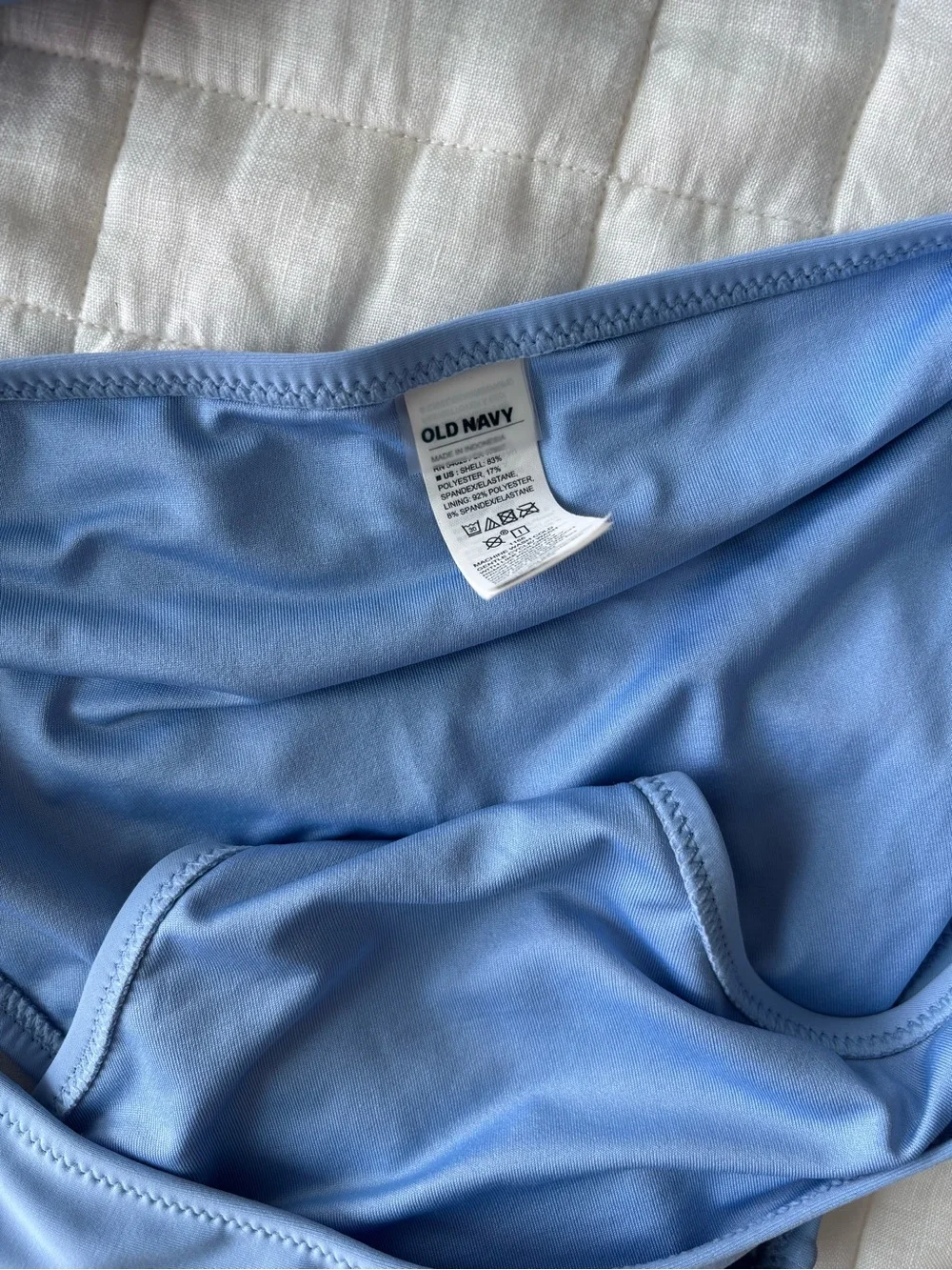 Old Navy Light Blue Underwire Tankini
